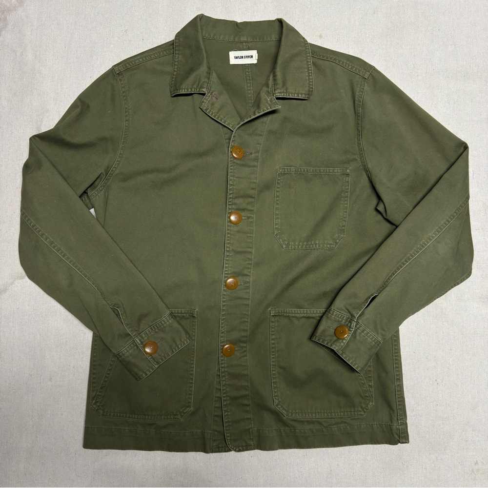 Taylor Stitch Ojai Jacket Olive Green Chore Coat